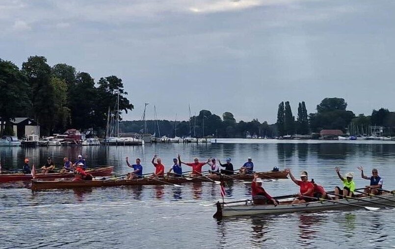 Stralsunder Rudergäste in Richtershorn